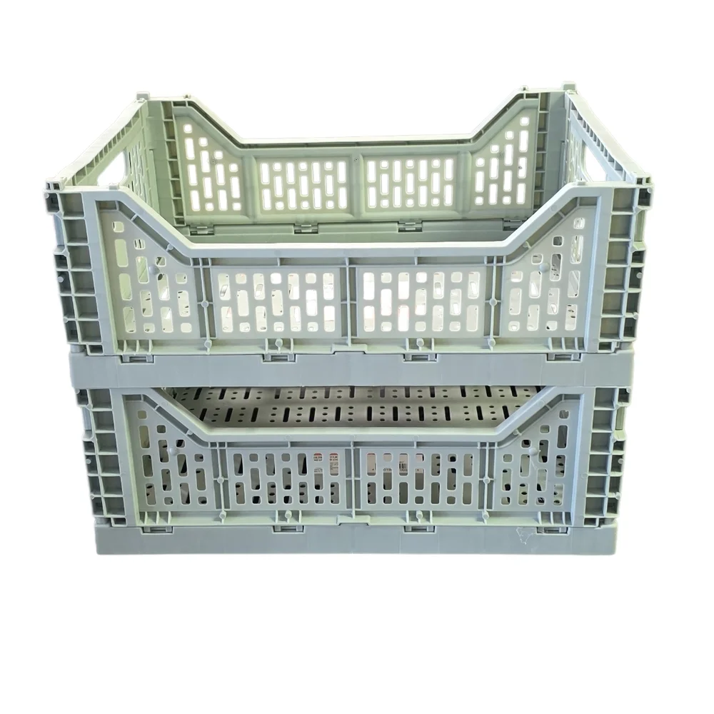 4 Pack Foldable Olive Green Storage Bin